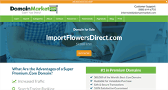 Desktop Screenshot of importflowersdirect.com