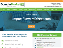 Tablet Screenshot of importflowersdirect.com